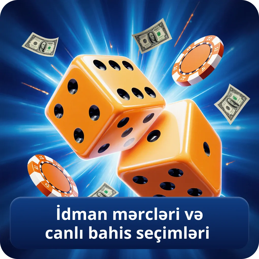 İdman mərcləri və canlı bahis seçimləri